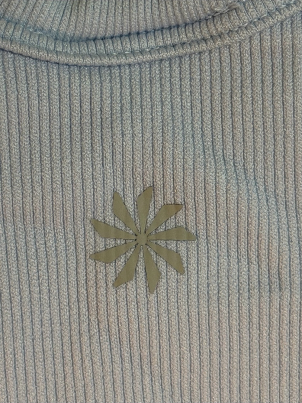 💜Athleta Girls Blue Ribbed Racerback Tank - Picture 4 of 6